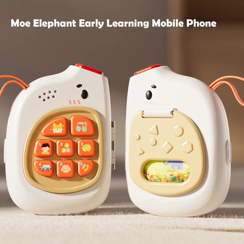 KTX-437587 Early Learning Music Mobile Phone Toy - Sensory Activities for Pretend Play and Child Development