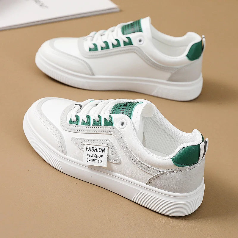KTX-376595 YQ28 New Colored Women's Board Shoes Spring and Autumn Versatile Breathable Sports Shoes Soft Sole Fashion Casual Shoes
