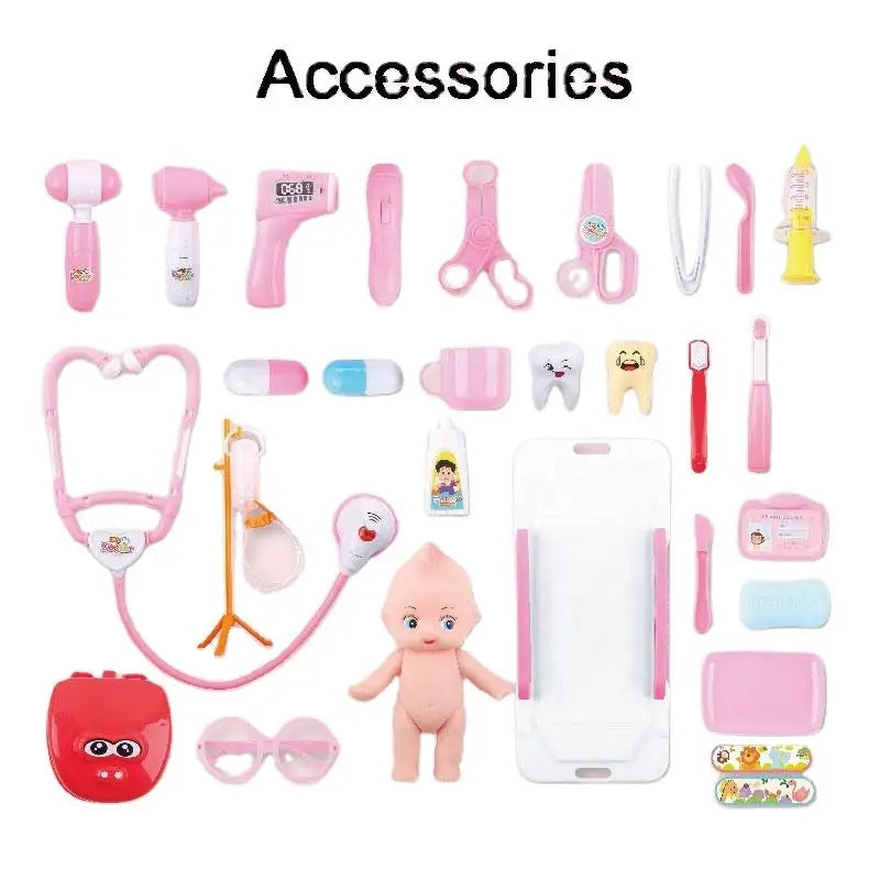 KTX-868243 Doctor Toy Set with Ambulance Car and Medical Kit for Role Play and Imaginative Play