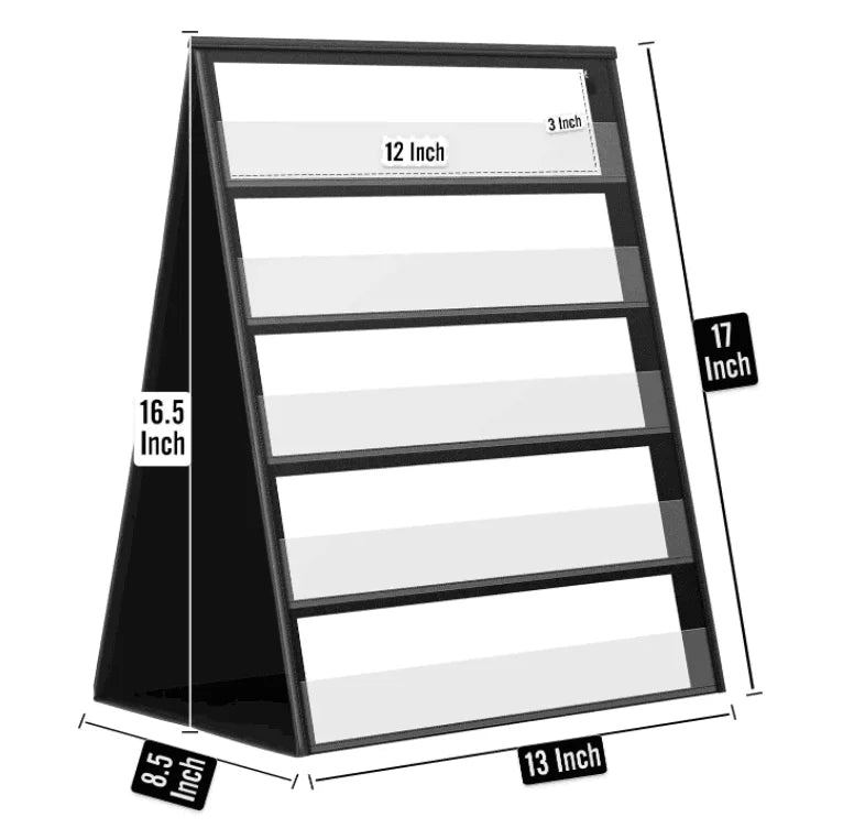 KTX-875603 Classroom Tabletop Pocket Chart for Kids – Essential Back to School Supplies