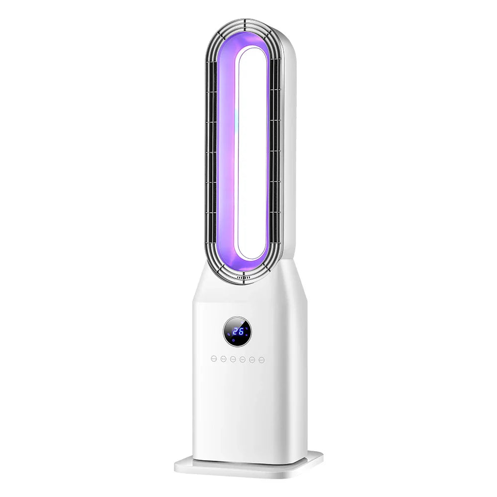 KTX-541075 Bladeless 2000W Electric Fan Heater with Night Light for Home Office Use