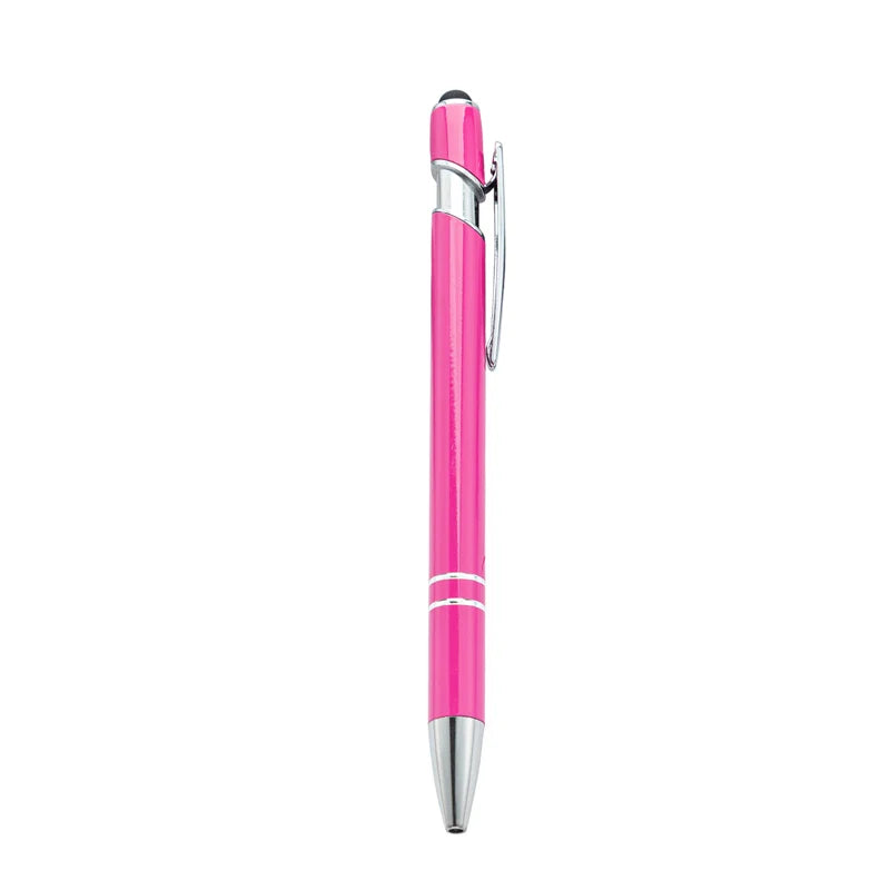 KTX-029395 Custom Multi-Coloured Metal Ballpoint Pen with Stylus for Office and School Use