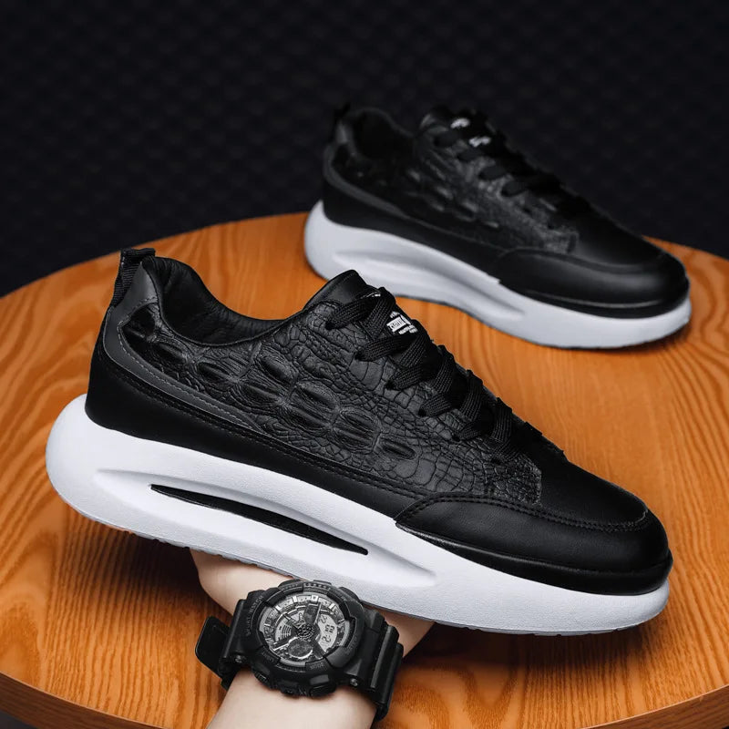 KTX-262483 JSYWD-270 Men's Casual Sports Running Shoes Trendy Loafers with Breathable Mesh Lining Soft Comfortable Sole for Spring Season