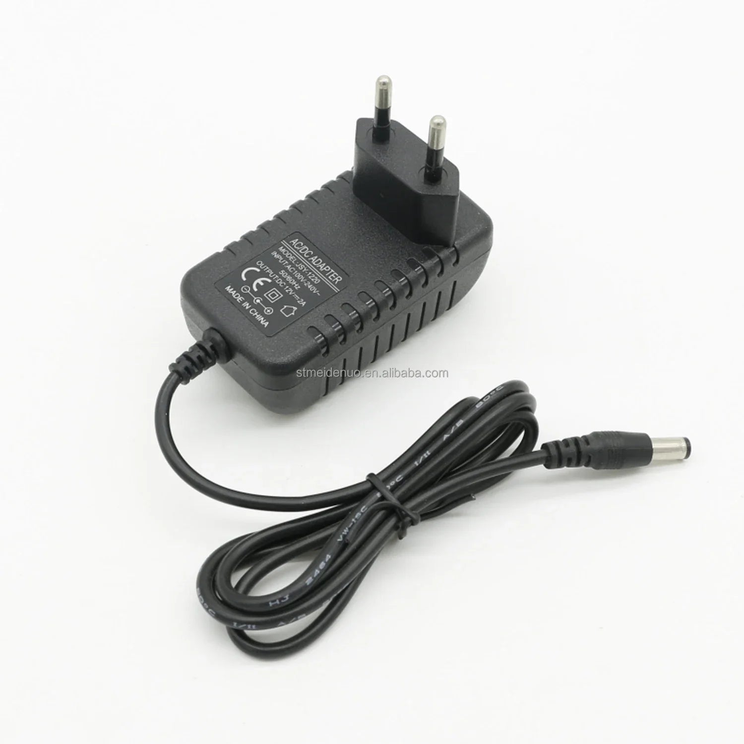 KTX-731411 12V Power Adapter with EU/UK/US Plug for LED Strips, CCTV Cameras, and TV Set Boxes