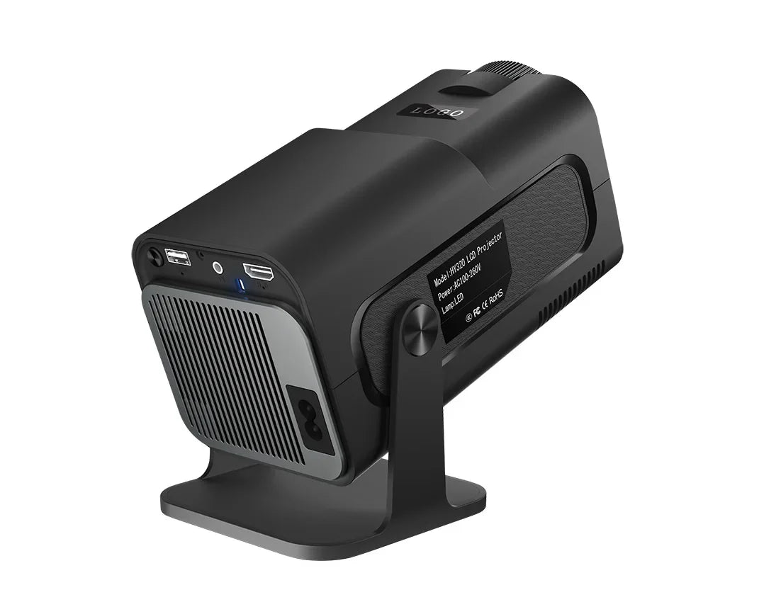 KTX-205971 Mini 4K Smart Projector with 150-Inch Screen, 1280x720p Resolution, Android 11, for Home and Outdoor Use