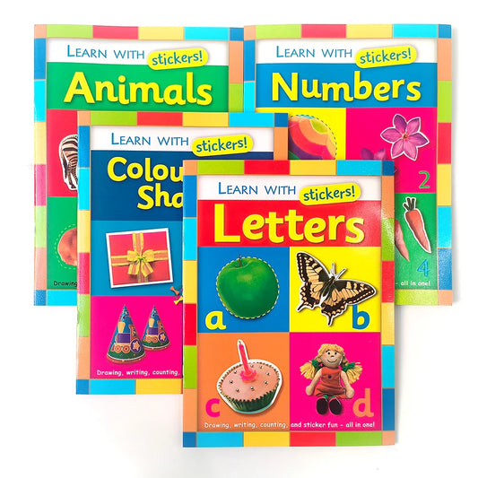 KTX-482387 Educational Colouring Book with Stickers for Children’s Learning and Creativity