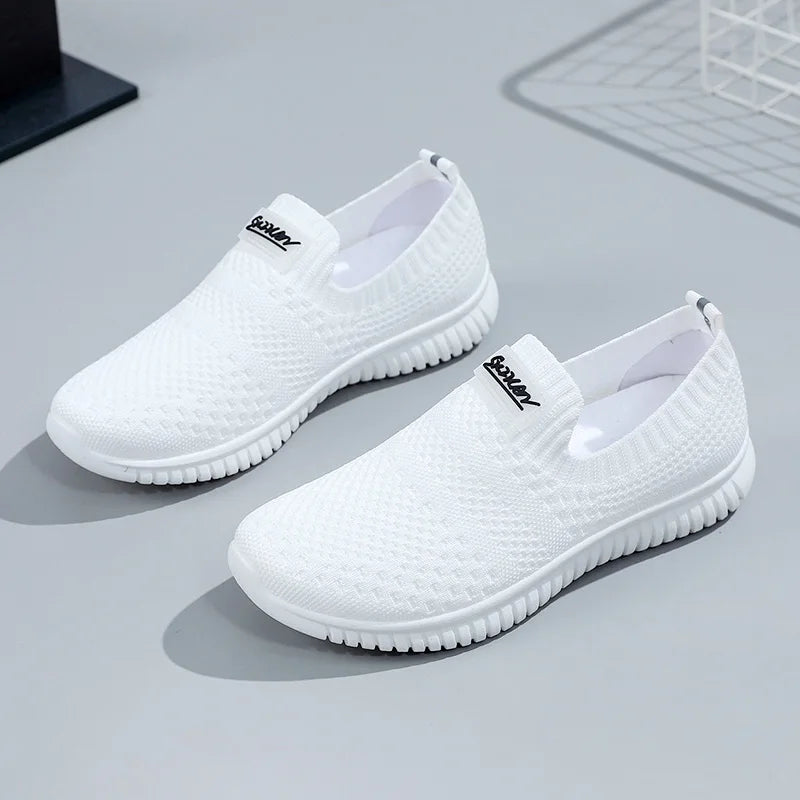 KTX-147219 R5580 Versatile New Women's Breathable Board Shoes Summer Anti slip Lightweight Sports Shoes Student Casual Shoes