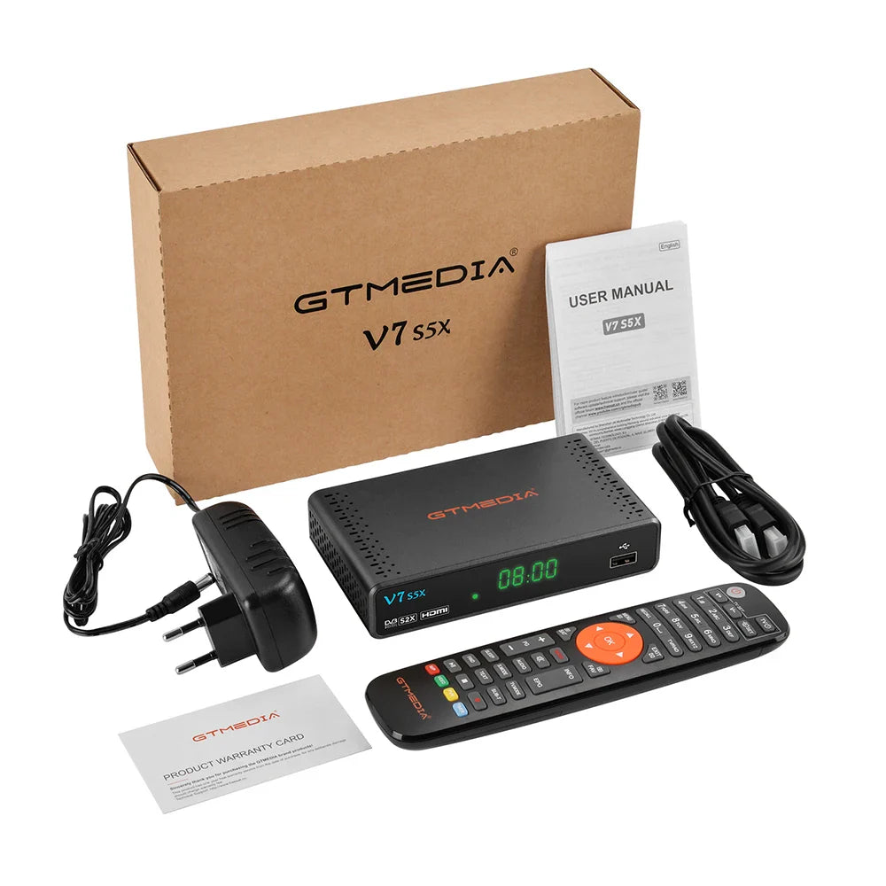 KTX-877139 DVB S2X Satellite Decoder with FTA, Auto Biss, PowerVu, and SCART Output