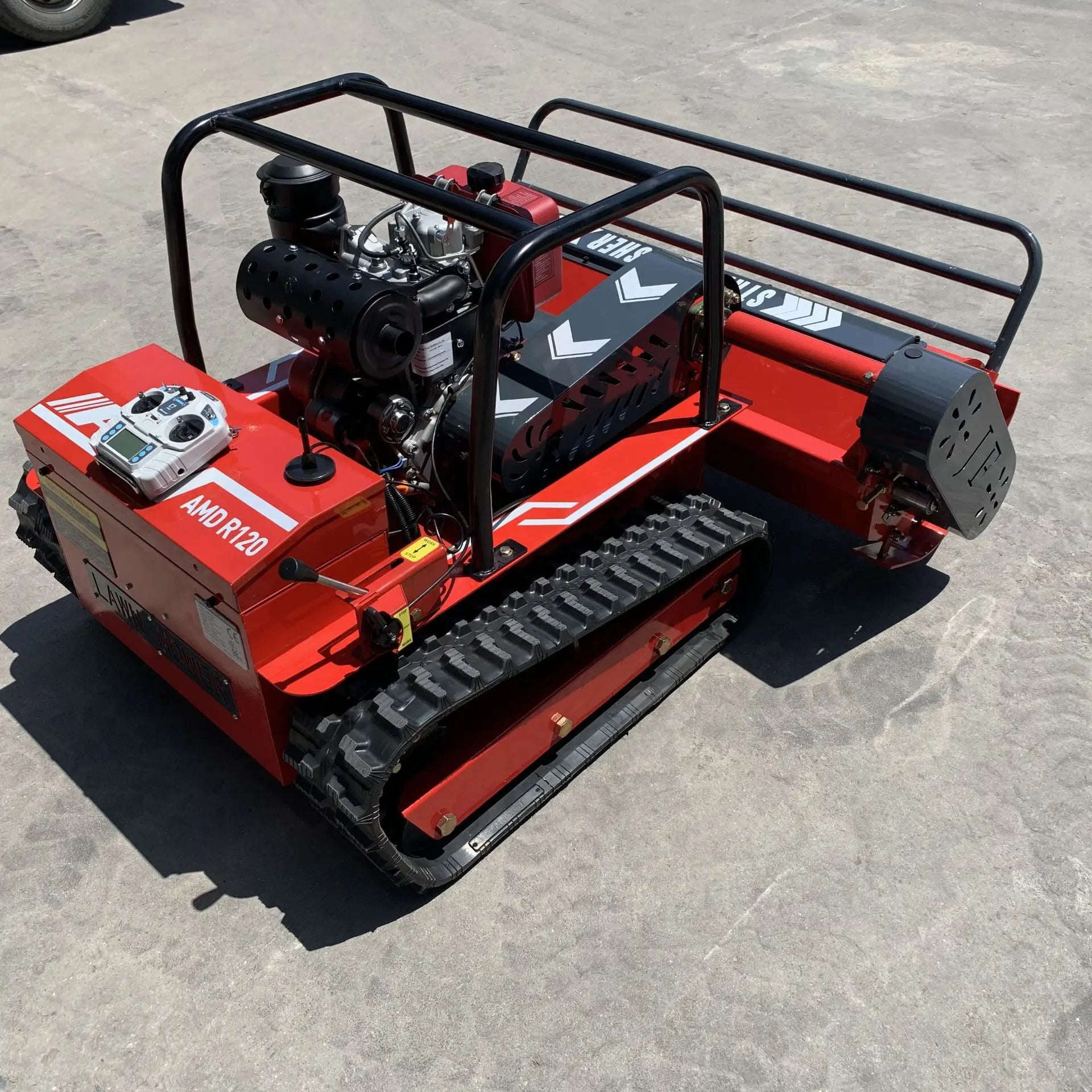 KTX-394515 Remote-Controlled Automatic Obstacle Avoidance Lawn Mower for Hillside Weeding and Orchard Maintenance