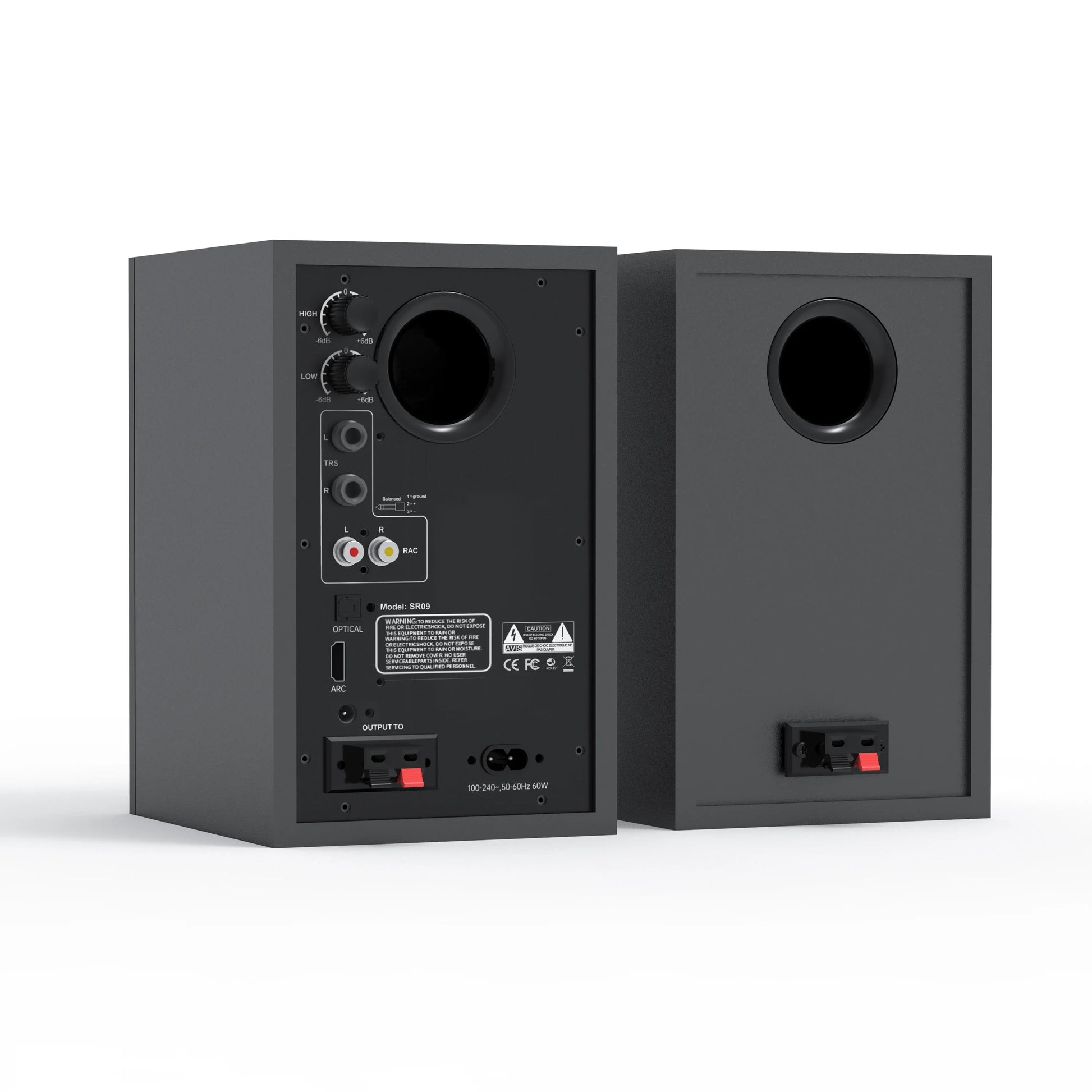 KTX-942163 60W Fiberglass Woofer Speaker with Super Bass and Crystal Sound for Studio Monitoring and Bluetooth Connectivity