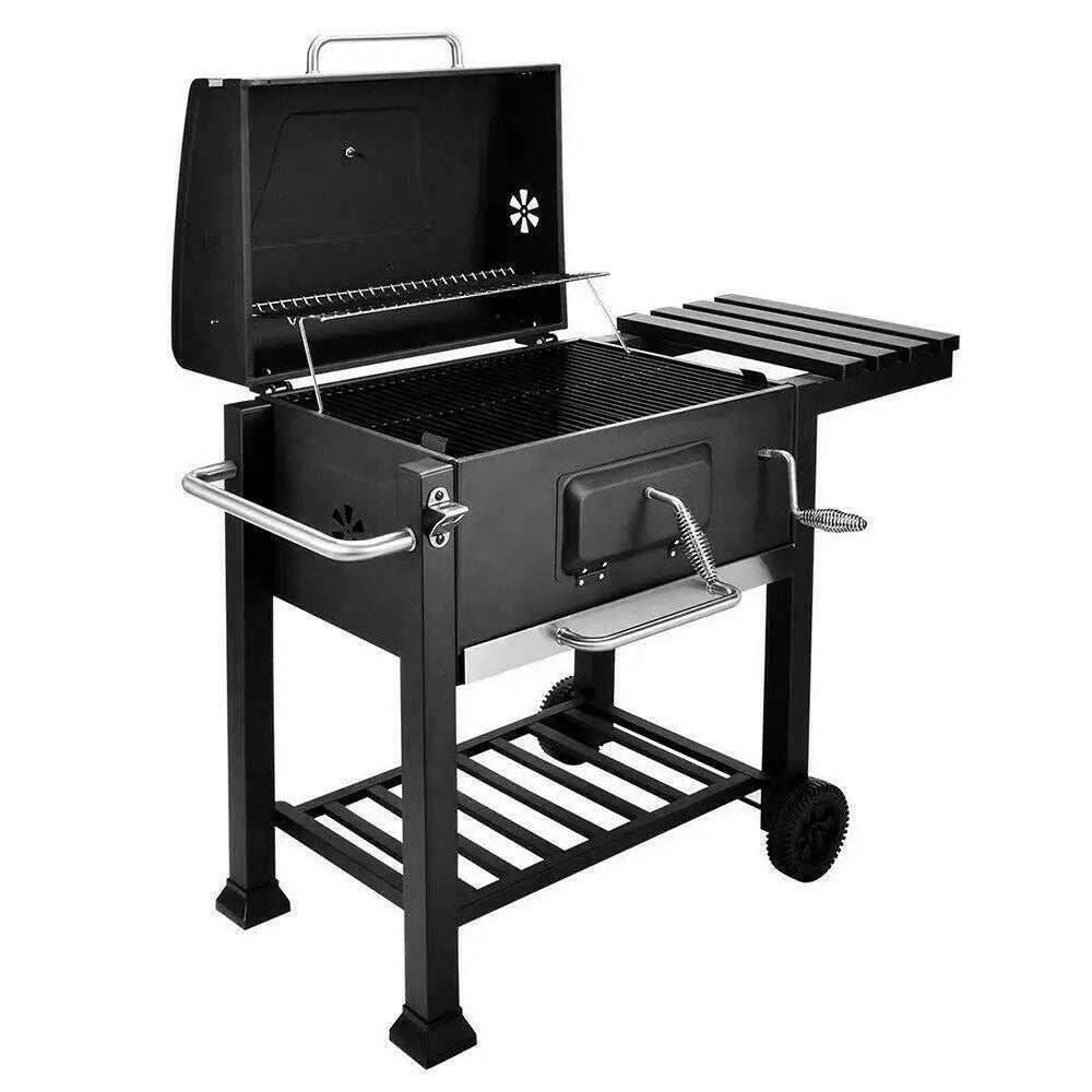 KTX-992403 Outdoor Charcoal Barbecue Grill with Smoker, Perfect for Cooking and Entertaining