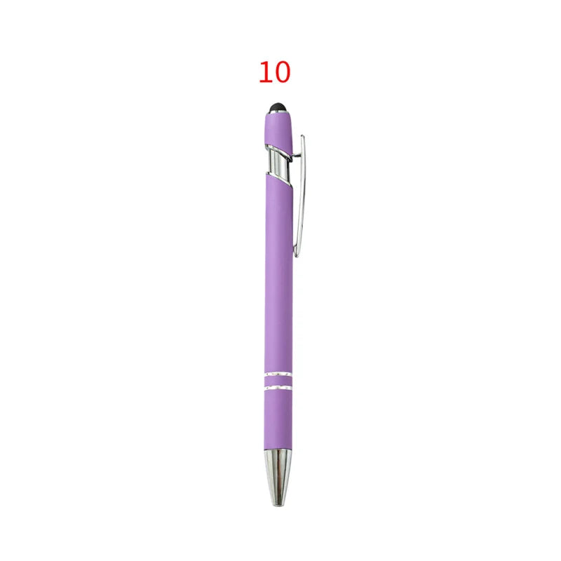 KTX-029395 Custom Multi-Coloured Metal Ballpoint Pen with Stylus for Office and School Use