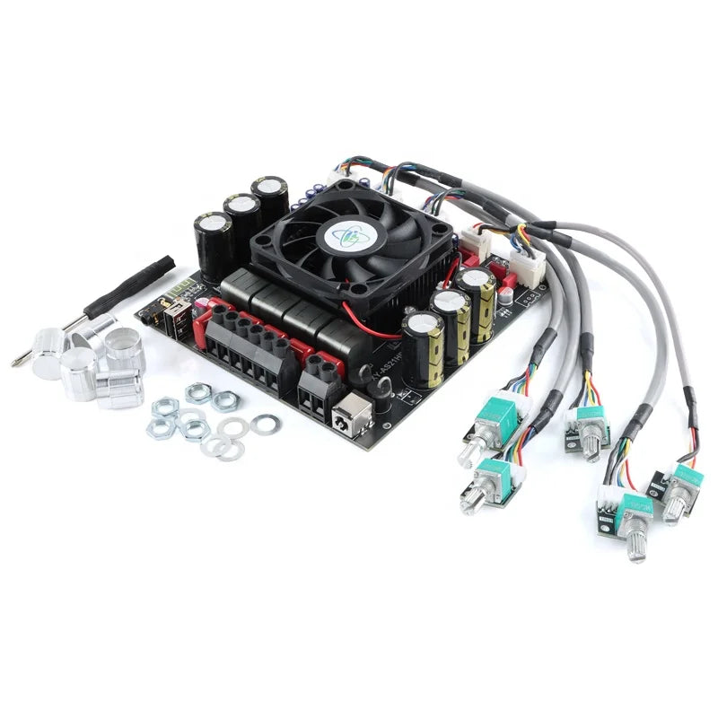 KTX-615635 High-Power 2.1 Channel Digital Amplifier Board, 300W x 2 + 600W TPA3255 Subwoofer Module