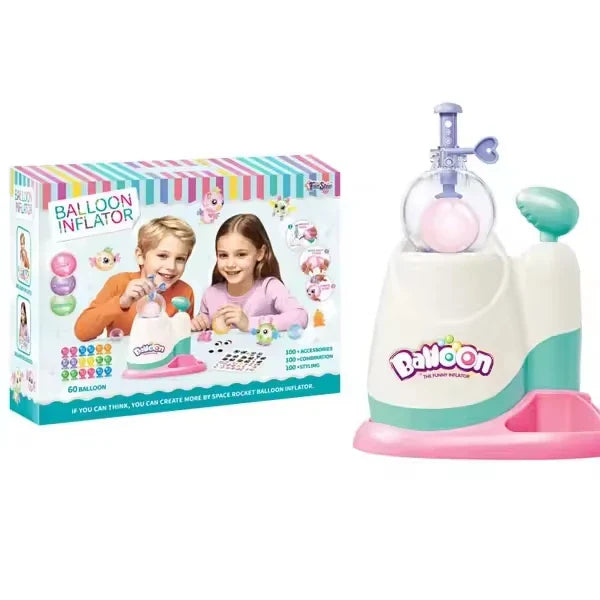 KTX-575635 Magic Balloon Inflator Plastic Toy for Kids - Educational DIY Activity