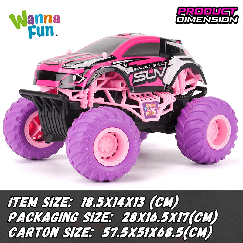 KTX-198227 1:24 Off-Road Remote Control Truck, 4WD Brushless Racing Vehicle with Headlights, High-Speed Indoor-Outdoor Fun
