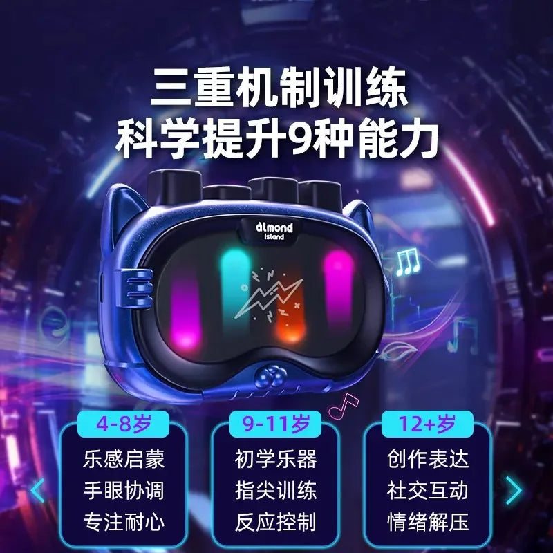 KTX-148499 Rhythm Master Game Console for Logic Thinking and Music Puzzle Play, Educational Toy for Kids