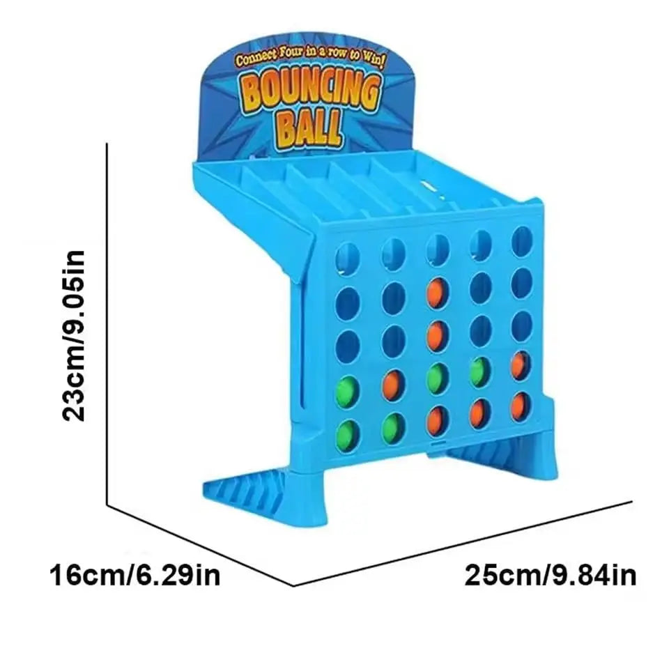 KTX-903315 Mini Bouncing Ball Linking 4 Shots Game - Educational Fun for All Ages