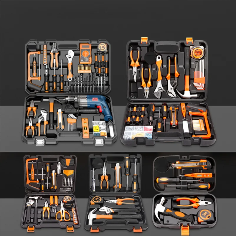 KTX-329811 19-Piece Professional Car Repair Tool Set for Home Users - Hand Screwdrivers and Socket Mechanics Tools