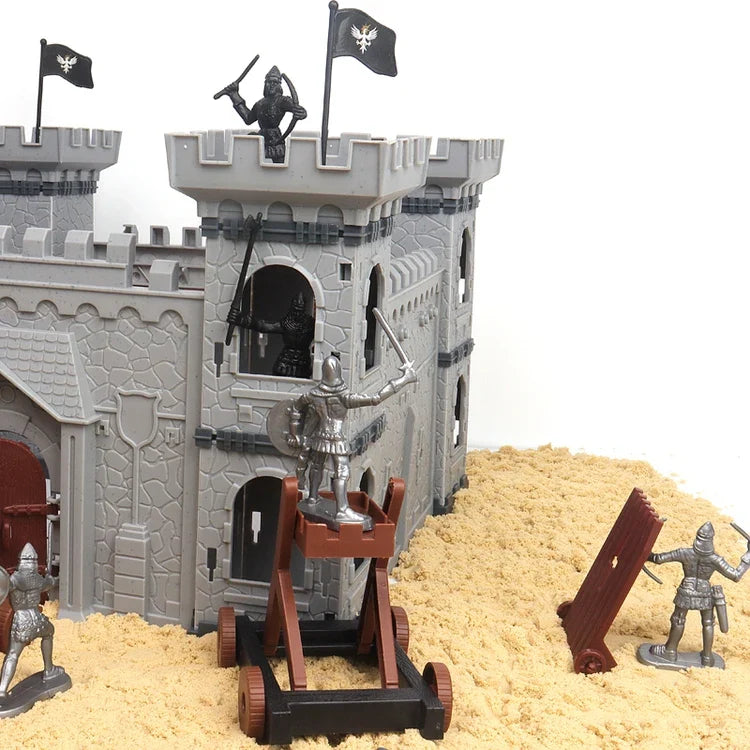 KTX-340115 97PCS Medieval Castle Army Playset with Toy Soldiers and Action Figures