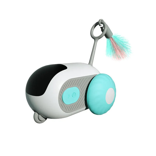 KTX-472723 Smart Interactive Cat Toy Car with Remote Control - Automatic Rolling Ball for Indoor Pets