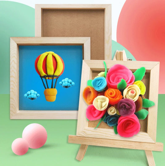 KTX-587347 Handcrafted Wooden 3D Picture Frame for Custom Displays