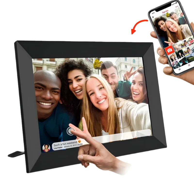 KTX-931987 10 Inch WiFi LCD Digital Photo Frame with Cloud Access and Free Picture Downloads