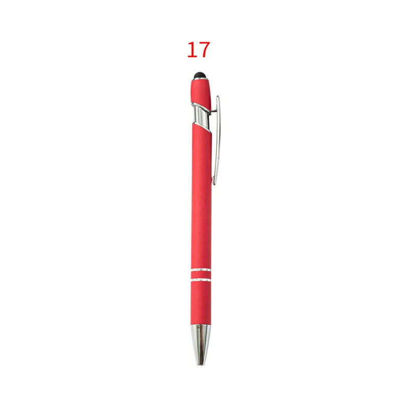 KTX-029395 Custom Multi-Coloured Metal Ballpoint Pen with Stylus for Office and School Use