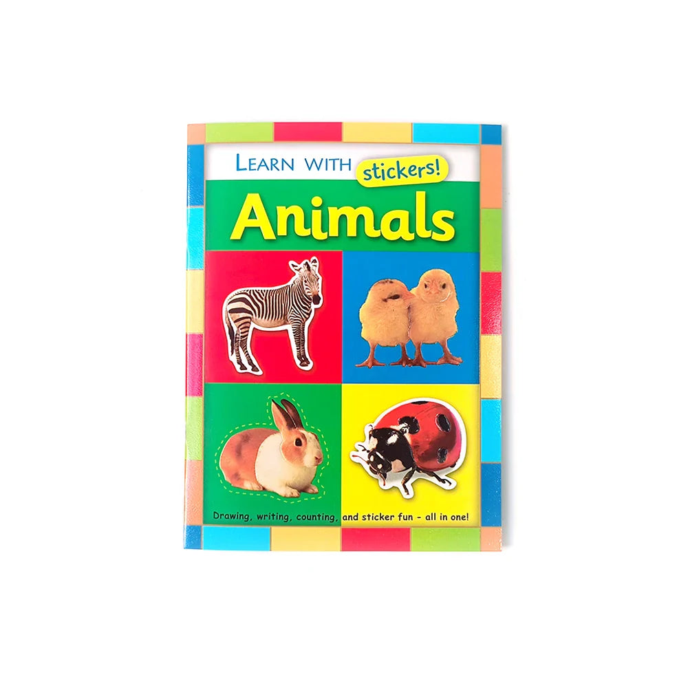 KTX-482387 Educational Colouring Book with Stickers for Children’s Learning and Creativity