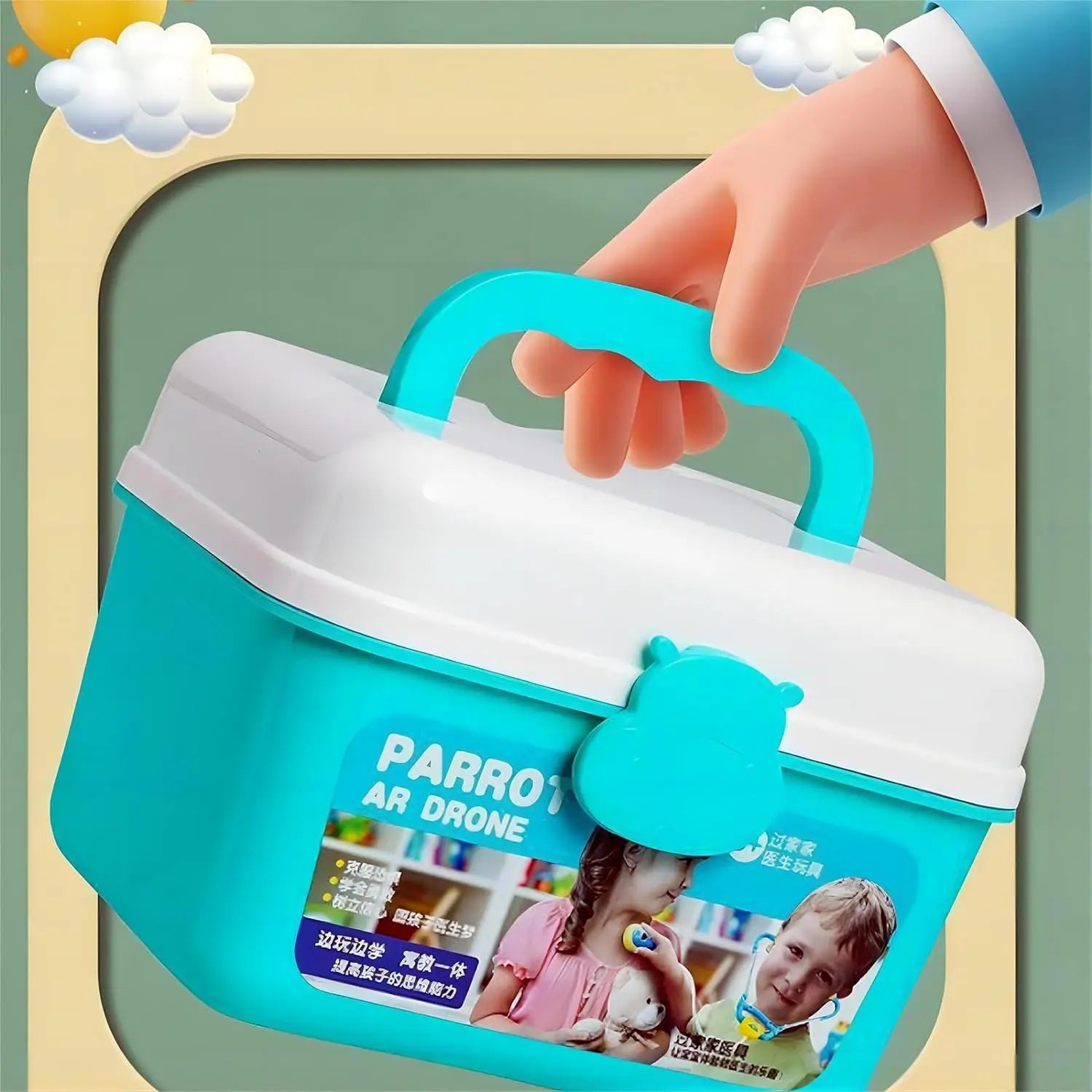 KTX-360915 Educational Doctor Role Play Set for Kids - 38PCS Medical Kit with Plastic Toys