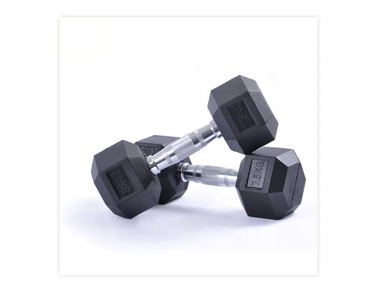 KTX-009875 20kg Steel Hex Dumbbells for Strength Training and Bodybuilding