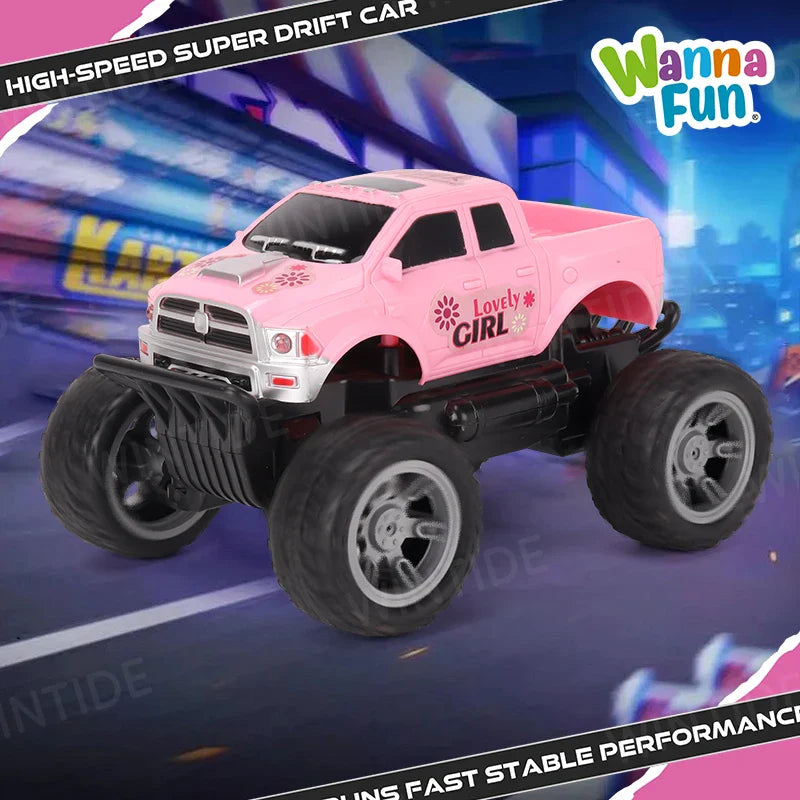 KTX-640019 1:20 Scale Off-Road Remote Control SUV with Headlights - 4 Channels, 4WD, Fast Racing Truck for Kids
