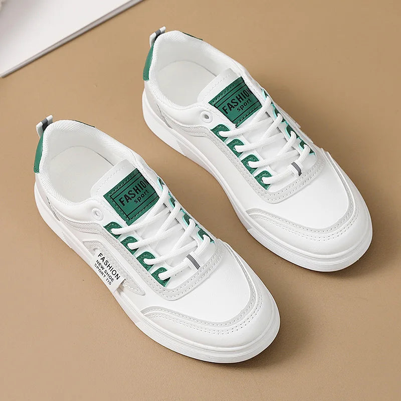 KTX-376595 YQ28 New Colored Women's Board Shoes Spring and Autumn Versatile Breathable Sports Shoes Soft Sole Fashion Casual Shoes