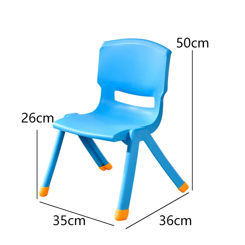 KTX-972499 Durable Plastic Stacking Chair for Children - Ideal for Schools, Daycares and Nurseries