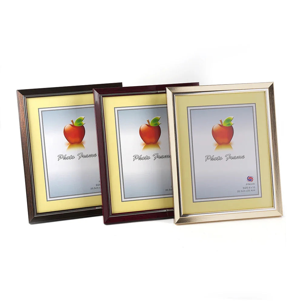 KTX-718419 Polystyrene Photo Frame for 4R, 5R, 6R, 8R, A4, 12x16, 12x18 Pictures - Perfect for Home or Office Display