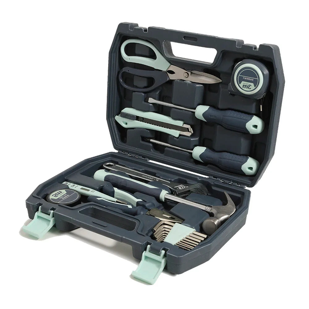 KTX-574995 18-Piece Adjustable Multi-Functional Home Repair Tool Set with Screwdrivers