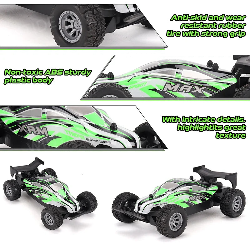 KTX-001619 1/28 Scale 4x4 Electric RC Monster Truck - Ready-to-Run Remote Control Off-Road Vehicle with USB Charging
