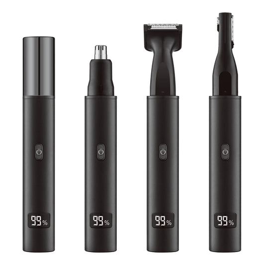 KTX-012627 Rechargeable 3-in-1 Hair Razor, Beard Shaver, and Nose Trimmer for Men