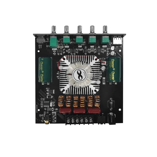 KTX-517331 2.1 Channel Bluetooth Digital Power Amplifier Module for Heavy Bass Subwoofers, Model ZK-HT21, TDA7498E Chipset