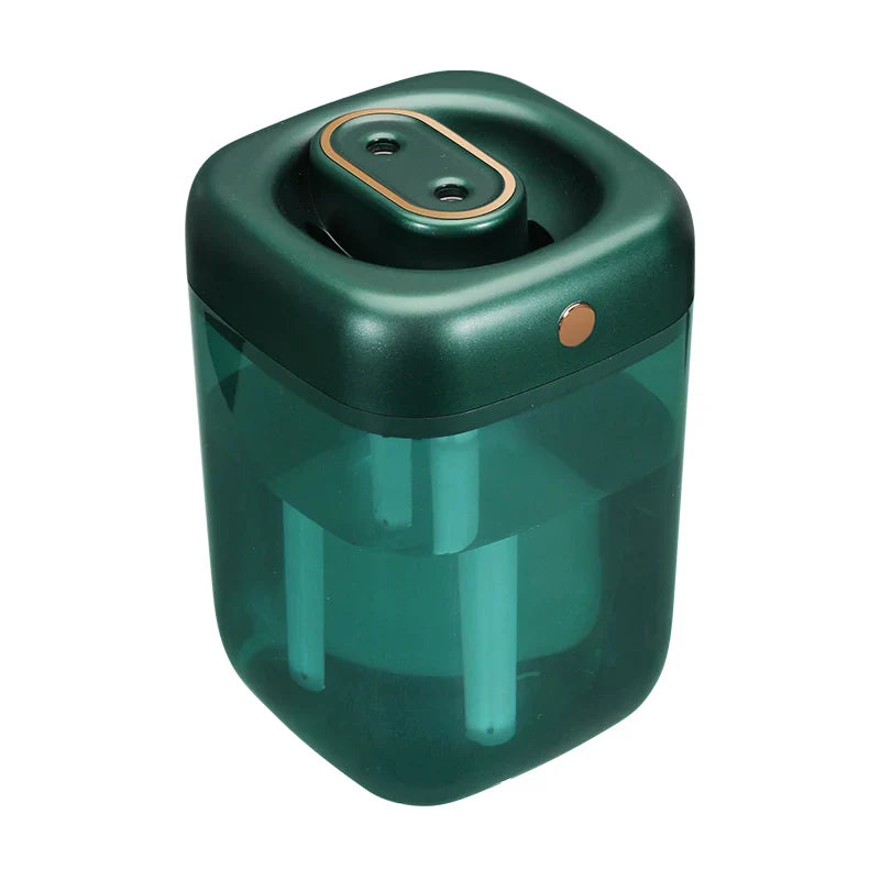 KTX-127763 Mini Ultrasonic Atomizer Humidifier for Home and Hotel Use, Green, USB Powered
