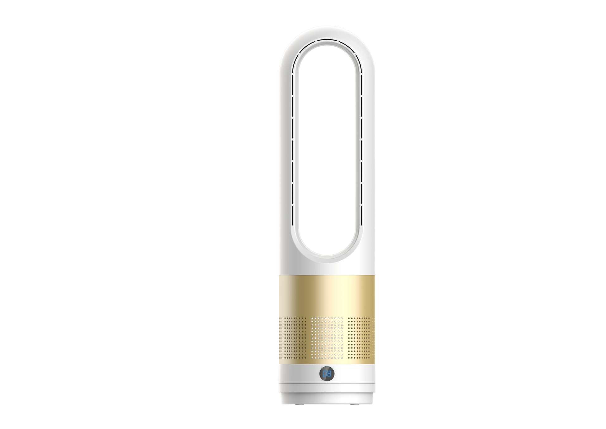 KTX-147859 Bladeless Tower Fan with Remote Control, Low Noise and 8 Speeds for Quiet Cooling