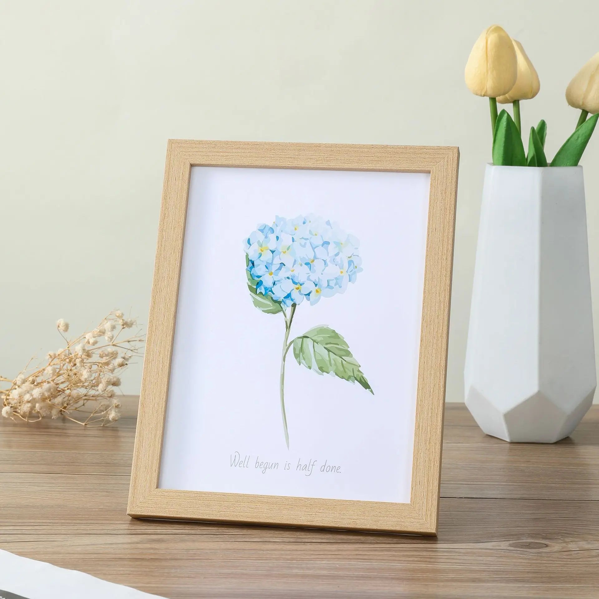 KTX-964755 Black MDF A3 and 5x7 Photo Frames for Wall Art and Home Decoration in Multiple Sizes