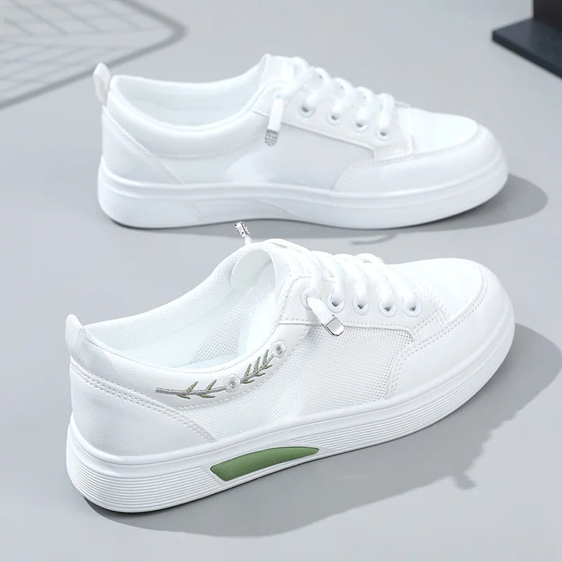KTX-114451 K1012 New Mesh Women's Board Shoes Summer Thick Sole Versatile Sports Shoes Casual Student Running Shoes