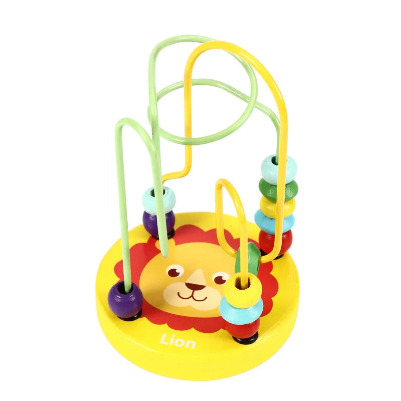 KTX-006675 Montessori Wooden Animal Math Clock and Musical Instrument Educational Toy Set for Kids