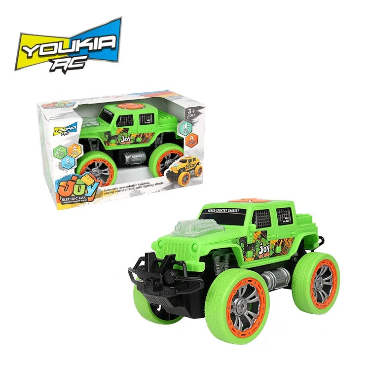 KTX-343955 Remote Control Stunt Electric Car Toy with Light and Music for Indoor and Outdoor Play