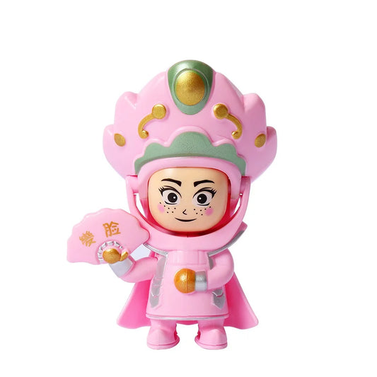 KTX-814675 Sichuan Opera Face Change Traditional Cultural Action Figure Doll