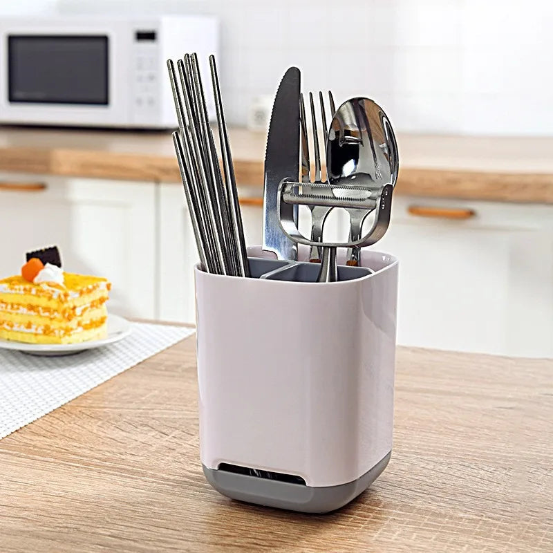 KTX-300883 Detachable Bathroom and Kitchen Countertop Storage Caddy with Adjustable Dividers and Anti-Slip Base