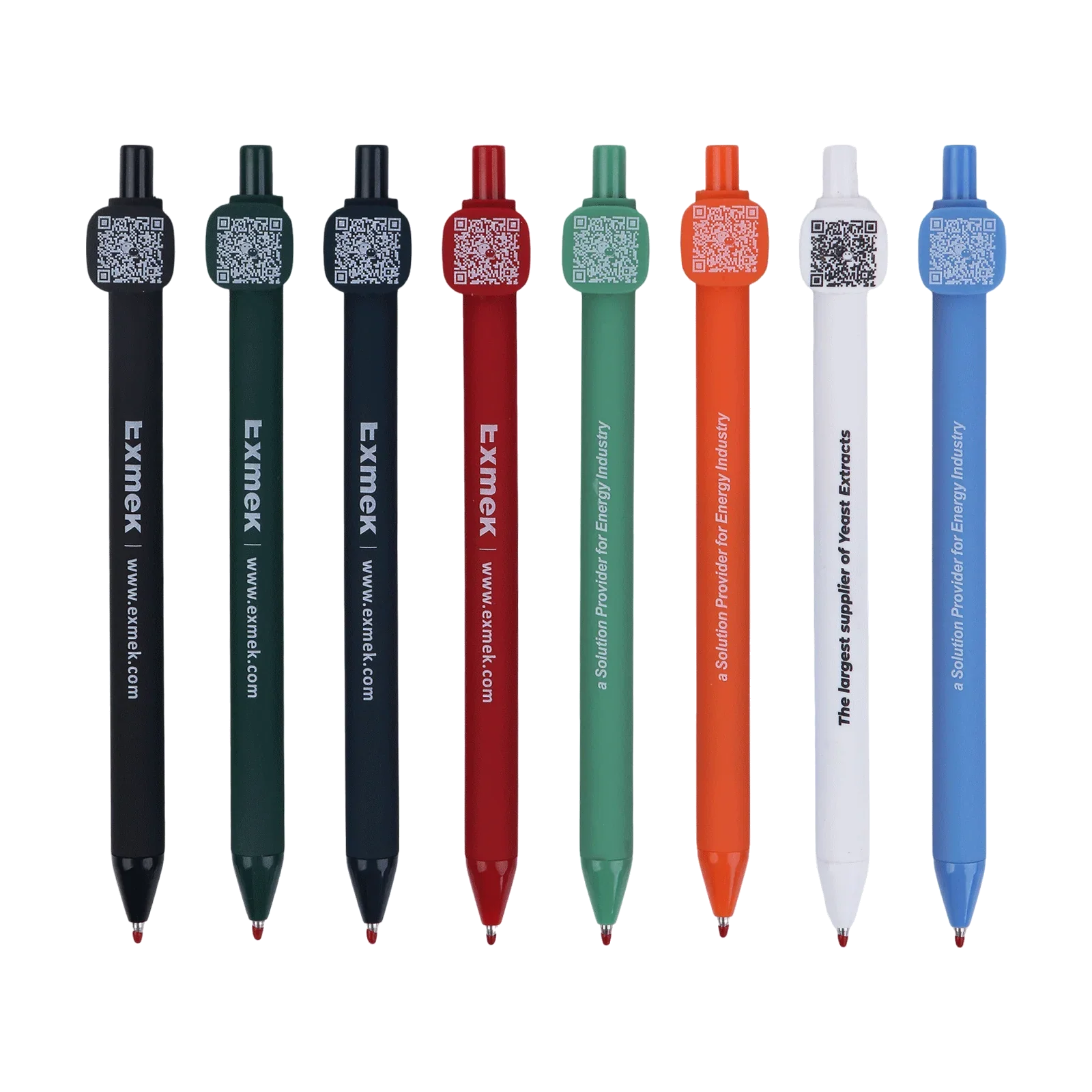 KTX-931091 Customised Plastic Writing Pens in Assorted Colours for Marketing and Office Use
