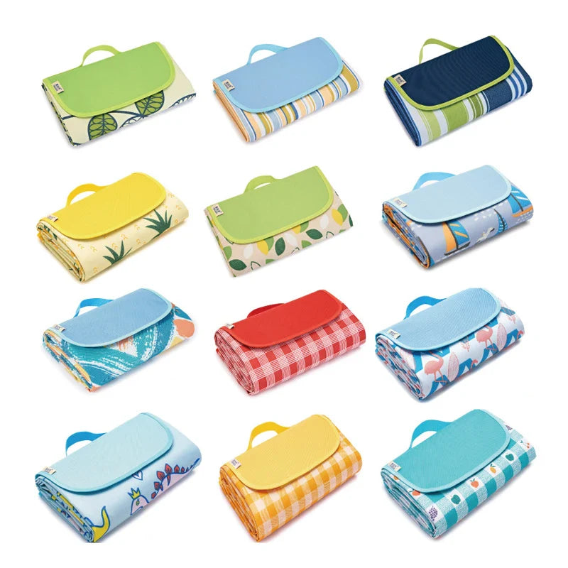 KTX-480467 Camping Roll-Up Picnic Mat and Sand-Free Beach Blanket