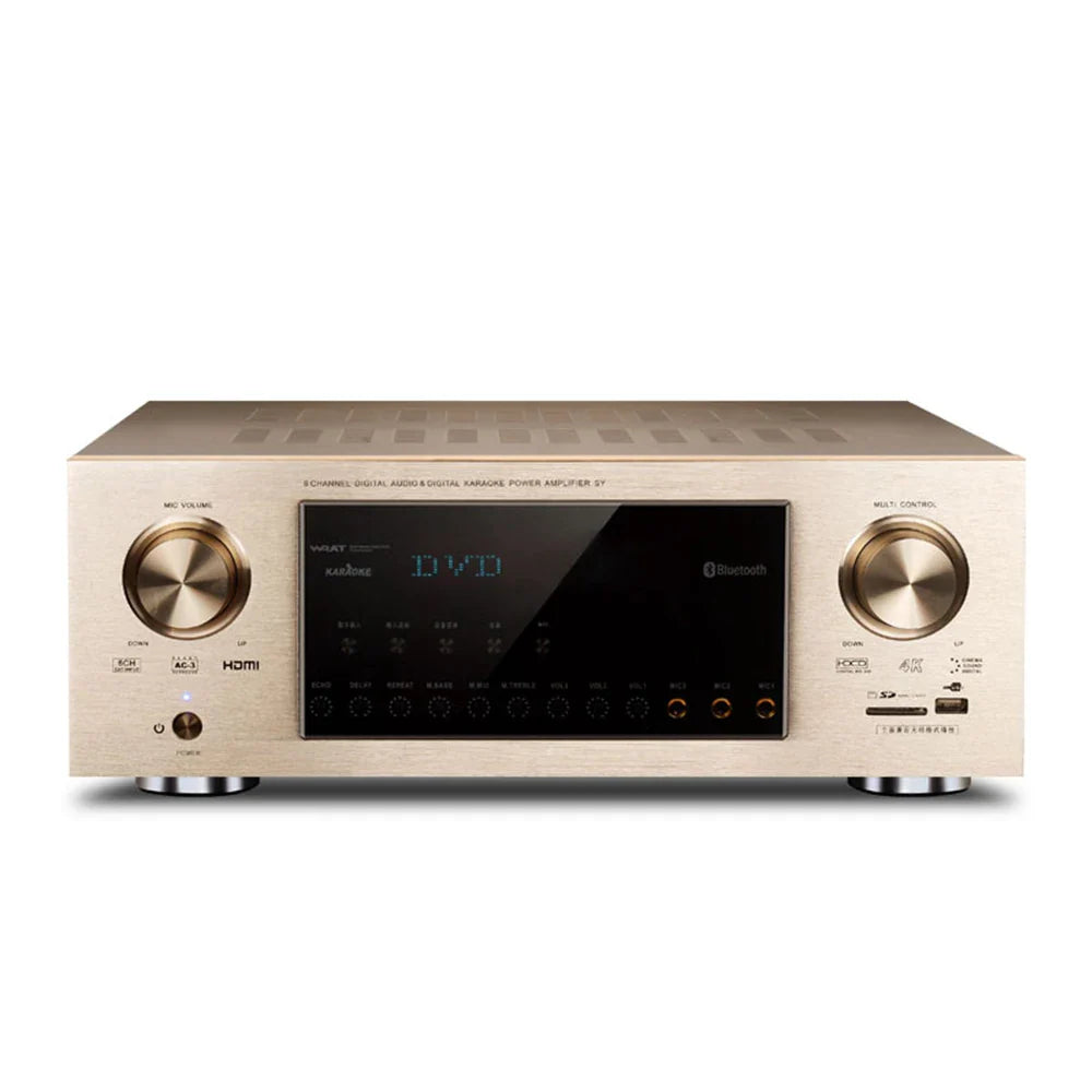 KTX-401427 5.1 Channel Home Theater Amplifier Receiver with High Power Wireless Sound System