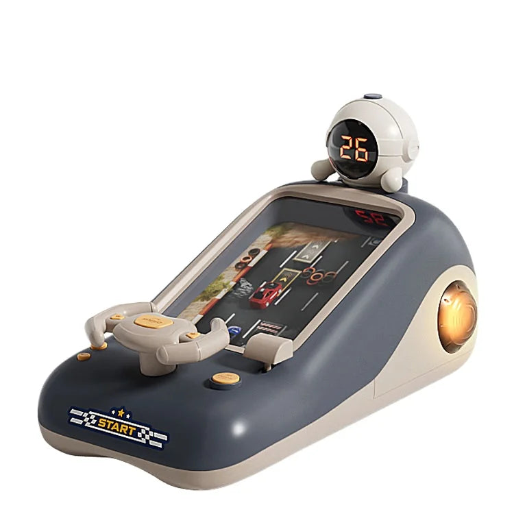 KTX-714387 3D Racing Adventure Obstacle Avoidance Game Machine for Kids with Music and Immersive Experience